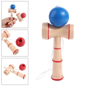 Kendama din lemn de fag – 16 cm - Img 2