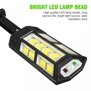 Lampa solara 43 LED SMD 10W, suport prindere, telecomanda - Img 3
