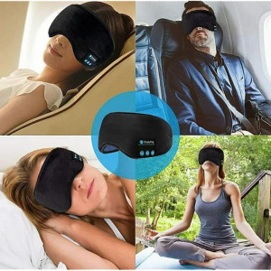 Masca pentru somn cu casti audio si microfon incorporate, Wireless, Conexiune Bluetooth, Wi-Fi - Img 6