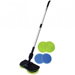 Mop Electric Pentru Spalarea Si Lustruirea Podelelor, Negru - Img 2