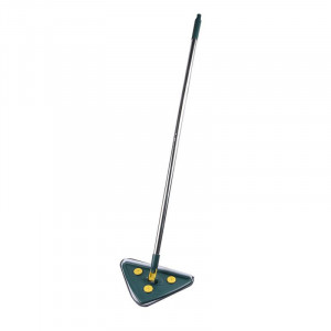 Mop triunghi extensibil cu racleta , rotire 360°, 126cm, rezerva inclusa - Img 2