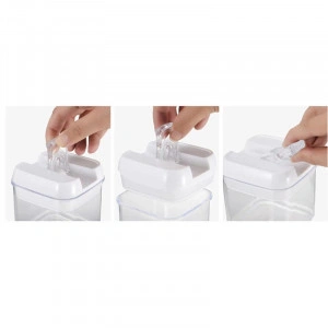 Organizator Alimente, cutie spaghete , 1.9L, Transparent - Img 3