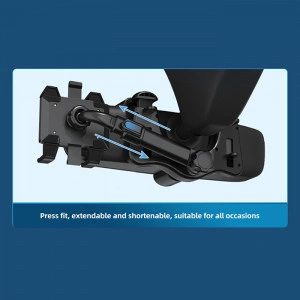 RotatableCarHolder, suport pentru telefon la 360 de grade care se montează pe oglinda retrovizoare - Img 7