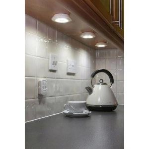 Set 3 lampi LED fara fir, autoadezive, cu telecomanda - Img 3