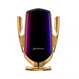 Suport telefon auto LuxGold cu incarcare wireless, smart sensor, fast charge - Img 7