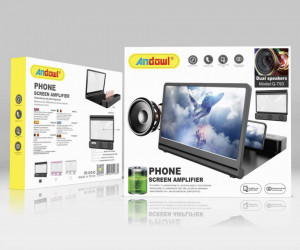Amplificator De Imagine , HD, 10 Inch, Difuzor Bluetooth, Reincarcabil, Negru - Img 4