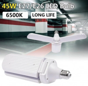 Bec Lampa LED pliabila cu 3 brate mobile ajustabile soclu E27 - Img 2