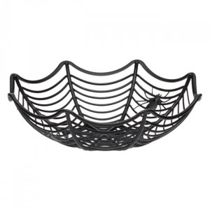 Bol Plastic Halloween Pânză cu Păianjeni 28x8 cm