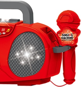 Casetofon cu muzica, lumini si microfon karaoke Little Singer - Img 2