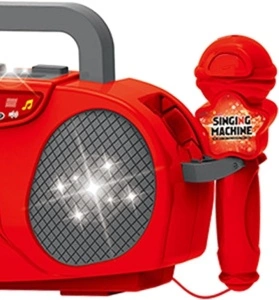 Casetofon cu muzica, lumini si microfon karaoke Little Singer - Img 2