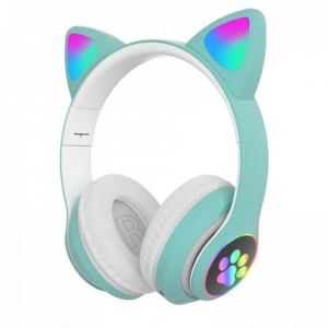 Casti wireless pliabile cu urechi de pisica iluminate LED, Bluetooth 5.0, Bass Stereo - Img 8