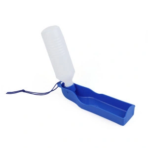 Castron portabil cu sticla de apa pentru animale, 500 ml - Img 6
