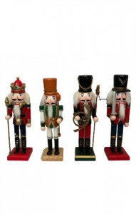 Decoratiune spargator de nuci, soldat, din lemn - Img 2