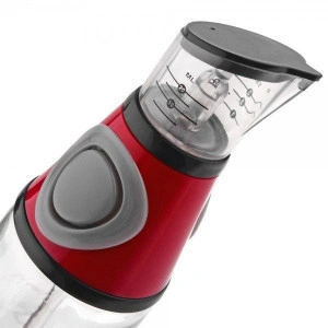 Dispenser din sticla cu gradatii pentru ulei si otet,Press and Measure 500 ml - Img 4