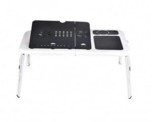 E-Table, masuta pliabila pentru laptop 2 coolere multifunctionala - Img 7