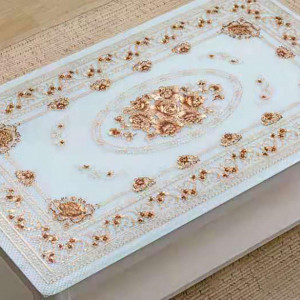 Fata de masa imprimata Gold, 58x98cm, PVC - Img 2