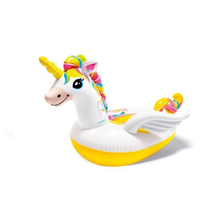 Jucarie gonflabila de piscina pentru copii, Unicorn Ride-On, 198x140x102cm - Img 4