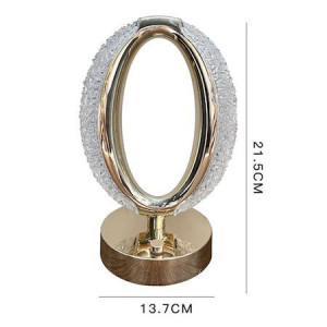 Lampa de masa decorativa cu led cristal - Img 3