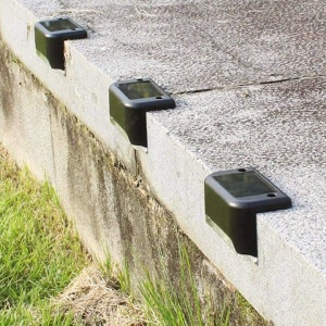 Lampa Solara 4/Set, pentru Trepte, Impermeabila, Multicolora, 4x3x7 cm - Img 3