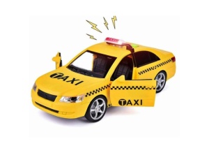 Masina Taxi Cu Sunete Si Frecare