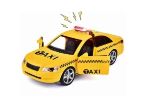 Masina Taxi Cu Sunete Si Frecare