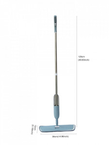 Mop magic cu pulverizator si rezervor apa, uscare rapida, rotatie 360°, Blu - Img 6
