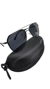 Ochelari de soare, Unisex, filtru de protectie UV 400, cu toc inclus, J64203J14 - Img 1