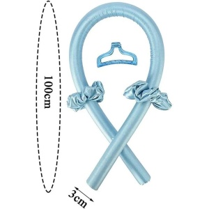 Set 3 buc - Ondulator fara Caldura, diverse culori, 3 Accesorii, 2 Elastice si Clama - Img 3