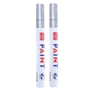 Set 6 permanent marker cu vopsea argintiu, varf 2.8 mm - Img 3