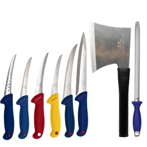Set cutite macelarie 8 piese profesionale - Img 1