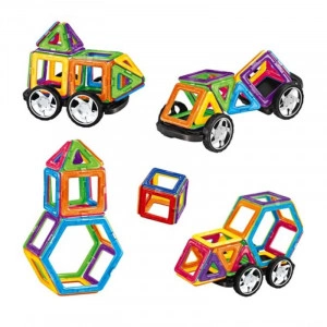 Set de constructie magnetic, 24 piese - Img 2