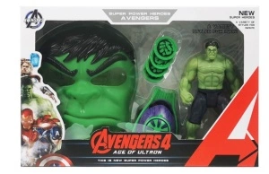 Set de masca din plastic cu figurina Avengers 4 si ceas lansator - Img 2