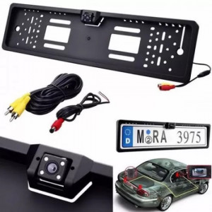 Suport Numar Auto cu Camera, Unghi filmare 170 grade, Night vision - Img 1