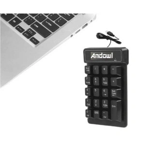 Tastatura Numerica USB, Negru - Img 2