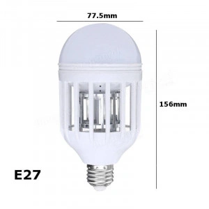 Bec 2 IN 1, LED antiinsecte cu lampa UV, elimina tantarii din camera - Img 5