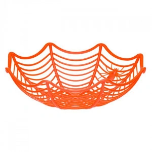 Bol Plastic Halloween Pânză cu Păianjeni 28x8 cm - Img 2