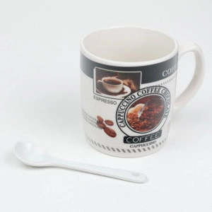 Cana cu lingurita, coffe , 18 ml , ambalaj cadou - Img 2