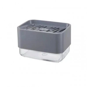 Dozator/suport 2 in 1 pentru detergent lichid cu burete inclus - Img 4
