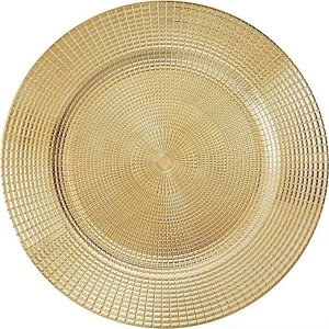 Farfurie suport Gold, plastic 33 cm, 6 buc - Img 6