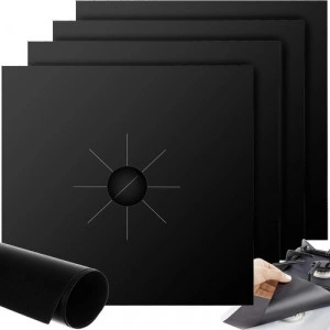 Folie din Teflon pentru Aragaz, 4 buc, 27 x 27 cm