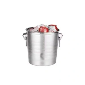 Frapiera gheata inox cu manere, cleste de gheata inclus - Img 4