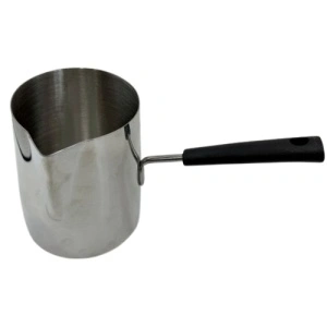 Ibric din fier cu mâner PVC, 600 ml