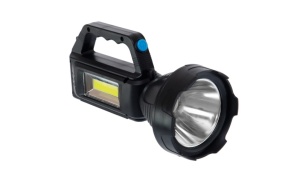 Lanterna solara reincarcabila, Acumulator Li-Ion, PowerBank USB, LED lateral, Indicator Baterie - Img 1