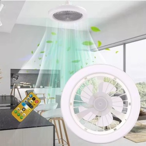 Lustră LED cu Ventilator și Funcție de Aromaterapie – 30.000 ore durată de viață - Img 1