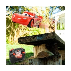 Masina cu telecomanda de jucarie, Fulger McQueen, CARS, rosie - Img 4