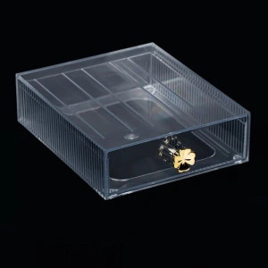 Organizator machiaj cu sertar, 19.5x15.3x5.3 cm - Img 2