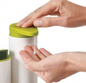 Organizator pentru chiuveta Sink Tidy cu dispenser detergent - Img 3