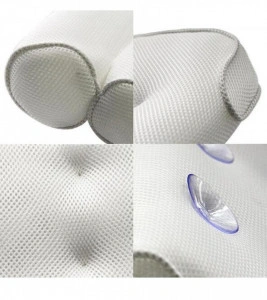 Perna confortabila pentru cada 3D Mesh, cuprindere in 6 ventuze, 35x35x10 cm - Img 3