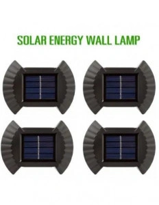 Set 4 lampi solare de exterior, pentru perete, iluminare bidirectionala - Img 2