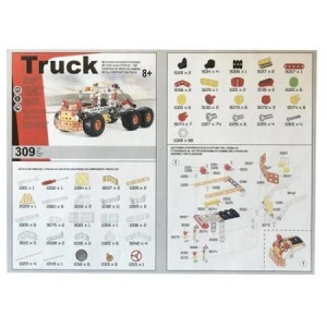 Set de contructie camion, 309 piese - Img 4